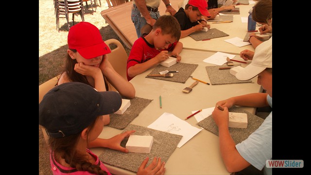 Les RO animent des ateliers d'initiation à l'art